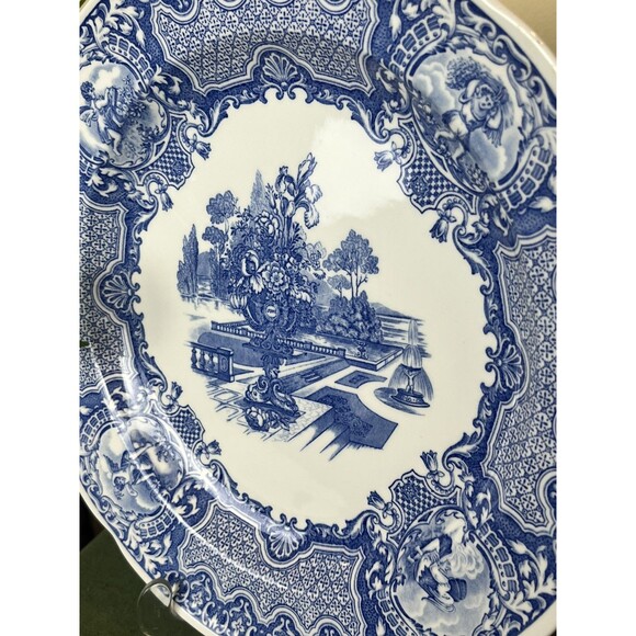 Spode Other - Vintage SPODE England Blue Room Collection  10.5"  Dinner Plate "Seasons"